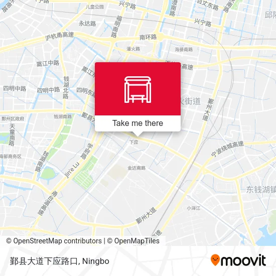 鄞县大道下应路口 map