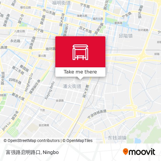 富强路启明路口 map