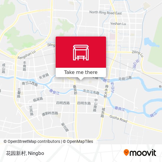 花园新村 map