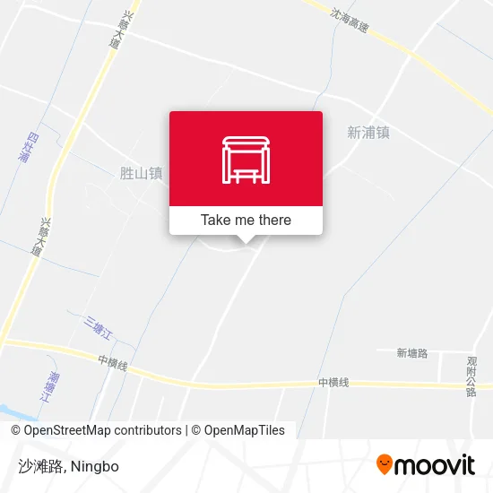 沙滩路 map