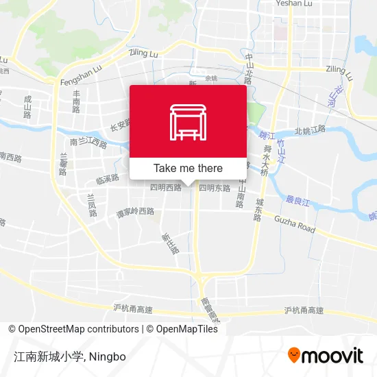 江南新城小学 map
