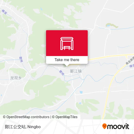 鄞江公交站 map
