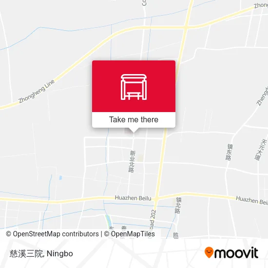慈溪三院 map
