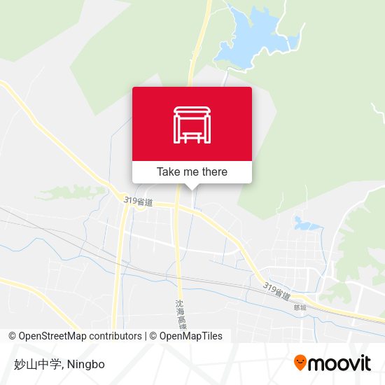 妙山中学 map