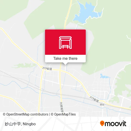 妙山中学 map
