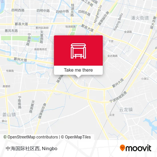 中海国际社区西 map