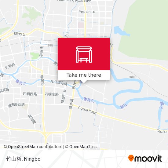 竹山桥 map