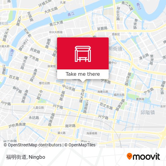 福明街道 map