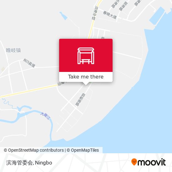 滨海管委会 map