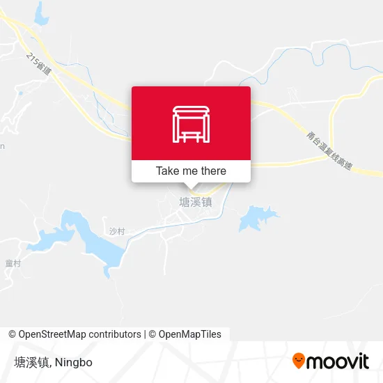 塘溪镇 map
