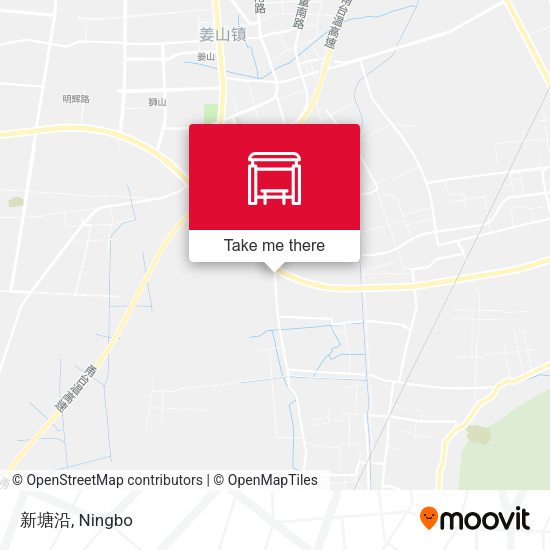 新塘沿 map