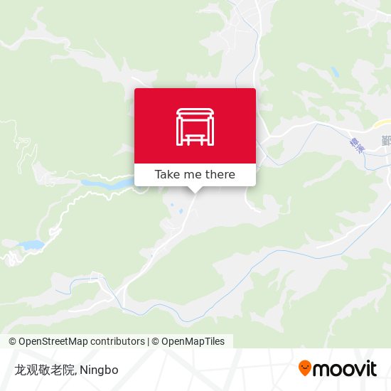 龙观敬老院 map