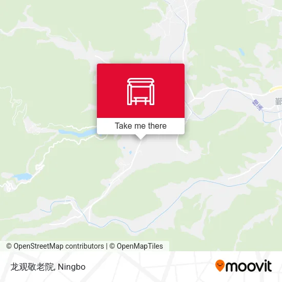 龙观敬老院 map