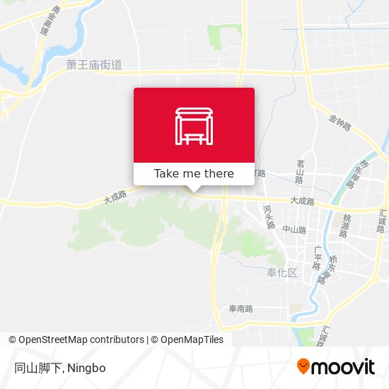 同山脚下 map