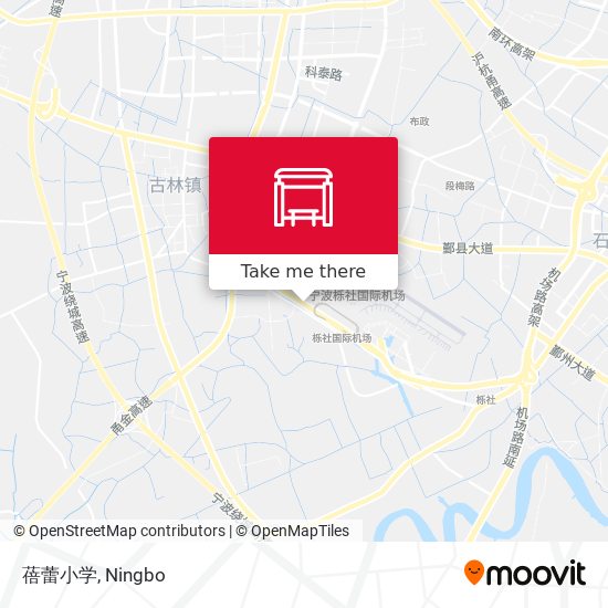 蓓蕾小学 map
