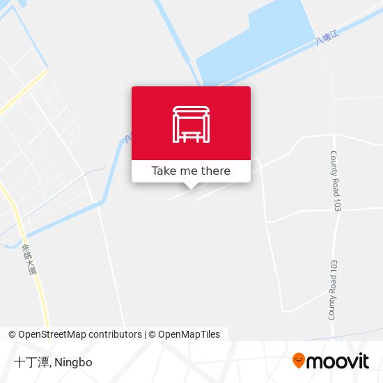 十丁潭 map