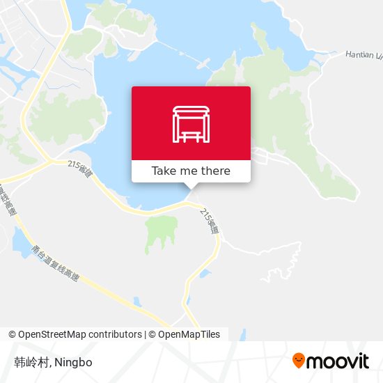 韩岭村 map