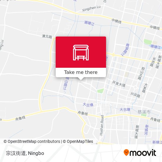 宗汉街道 map