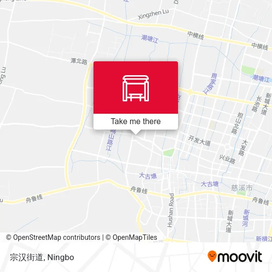 宗汉街道 map