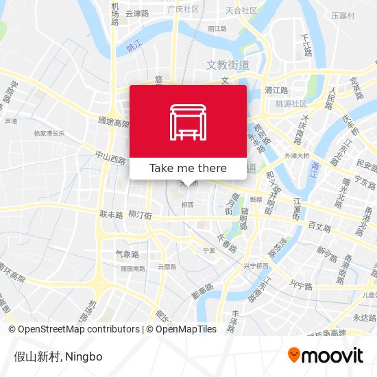 假山新村 map