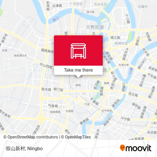 假山新村 map