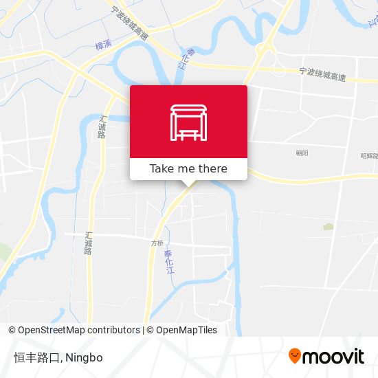 恒丰路口 map