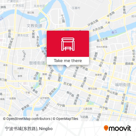 宁波书城(东胜路) map