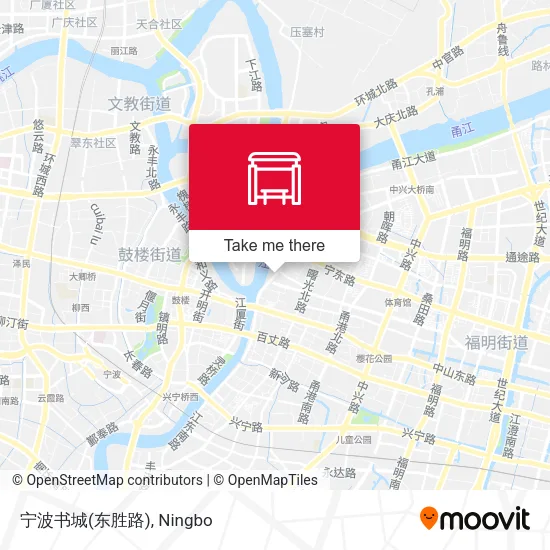 宁波书城(东胜路) map