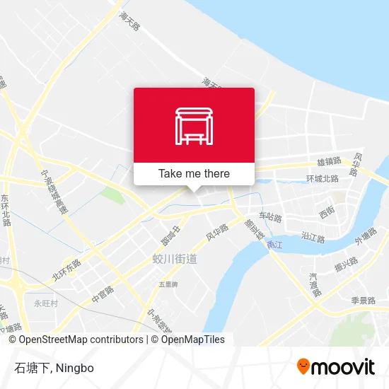石塘下 map
