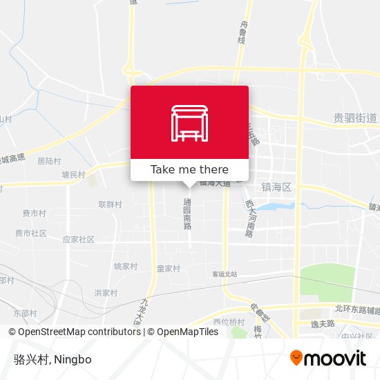 骆兴村 map