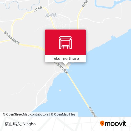 横山码头 map