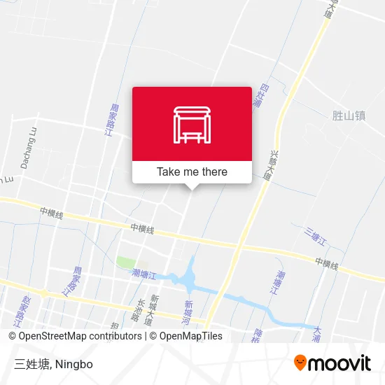 三姓塘 map