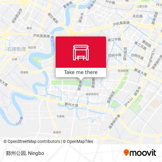 鄞州公园 map