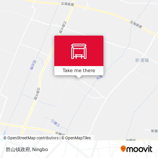 胜山镇政府 map