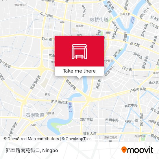 鄞奉路南苑街口 map