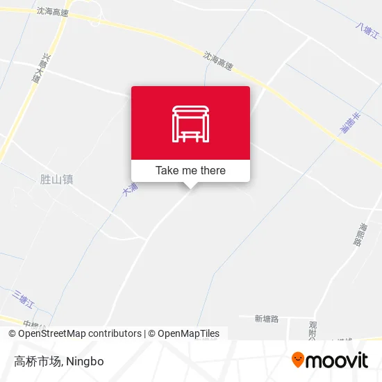 高桥市场 map