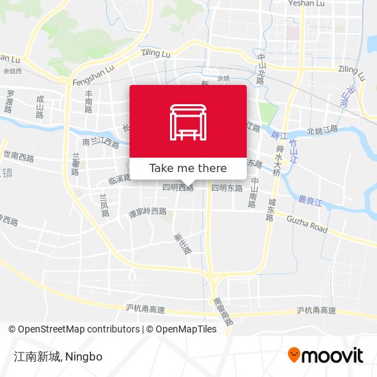 江南新城 map