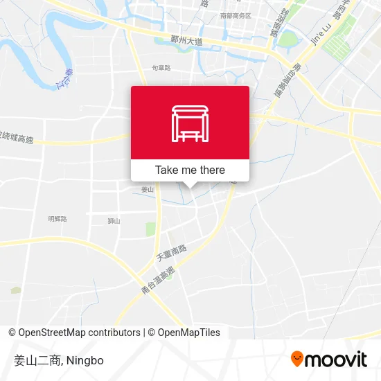 姜山二商 map