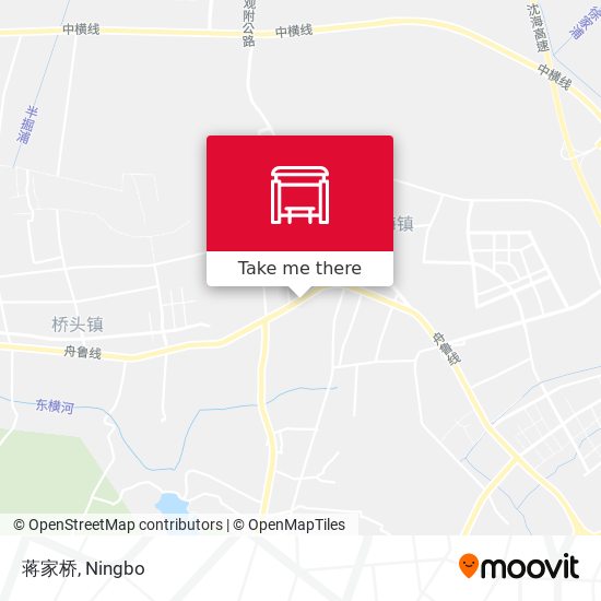 蒋家桥 map