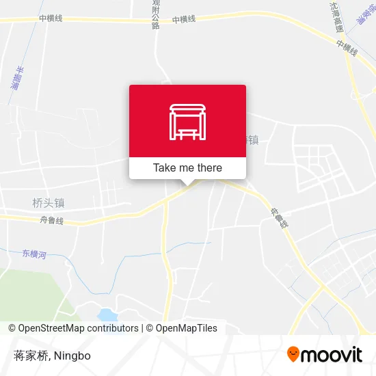 蒋家桥 map