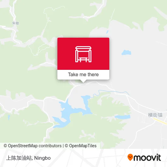 上陈加油站 map