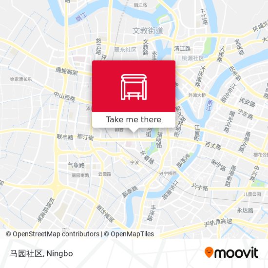 马园社区 map