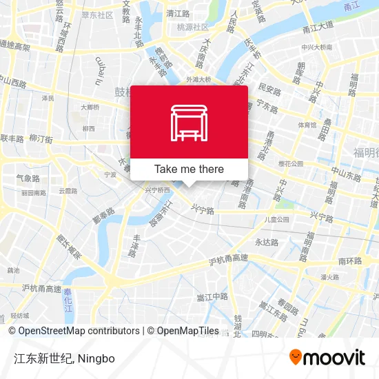 江东新世纪 map