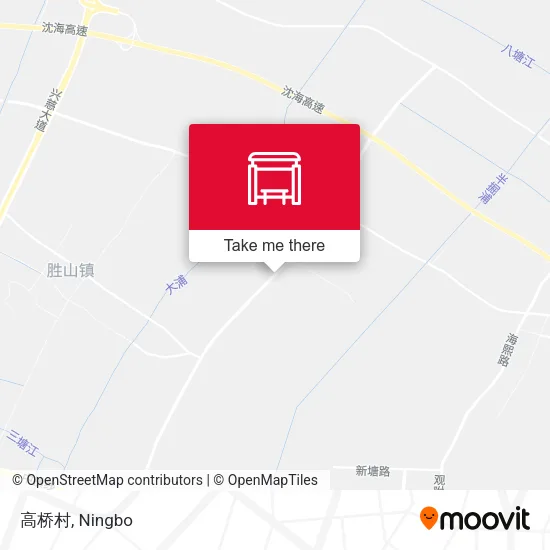 高桥村 map