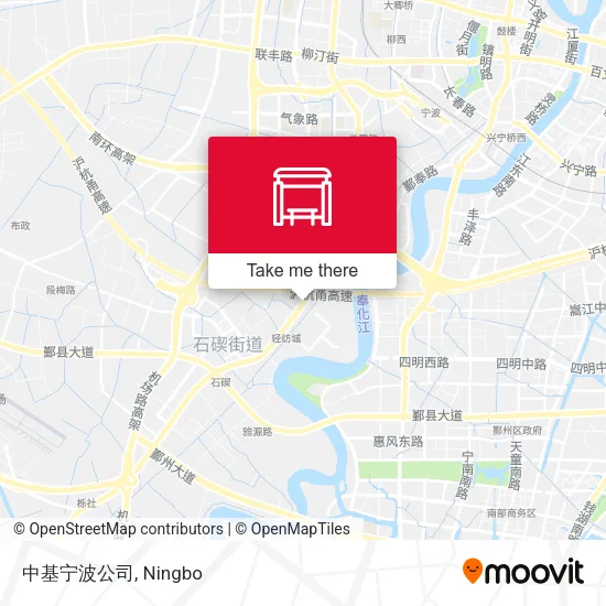 中基宁波公司 map