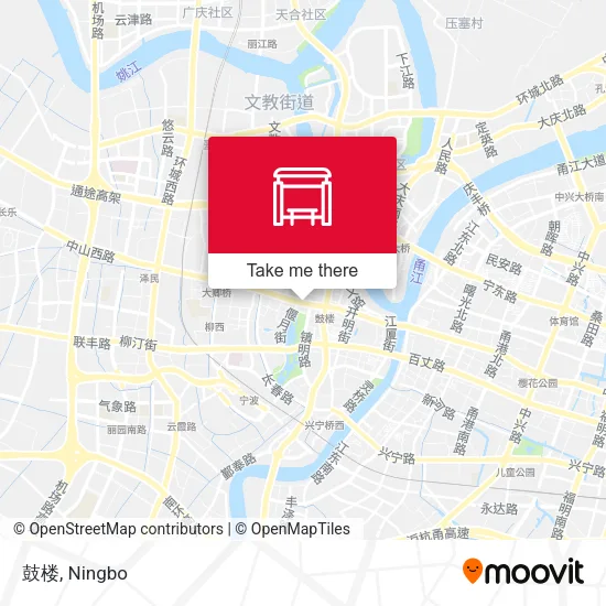 鼓楼 map