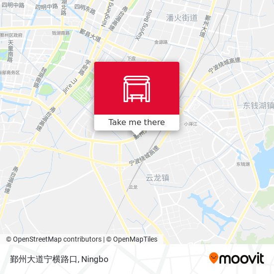 鄞州大道宁横路口 map