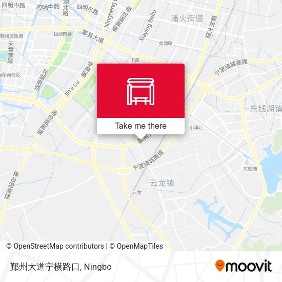 鄞州大道宁横路口 map