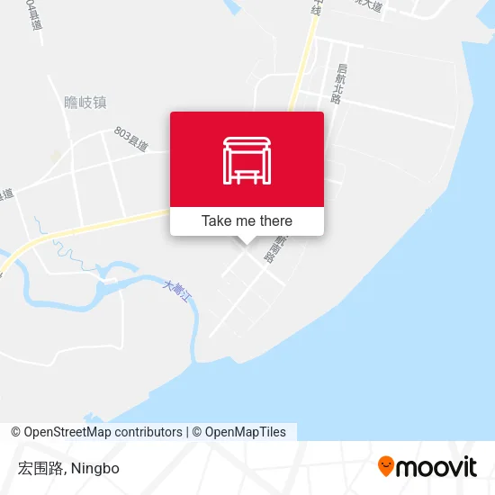 宏围路 map