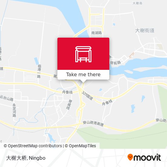 大榭大桥 map
